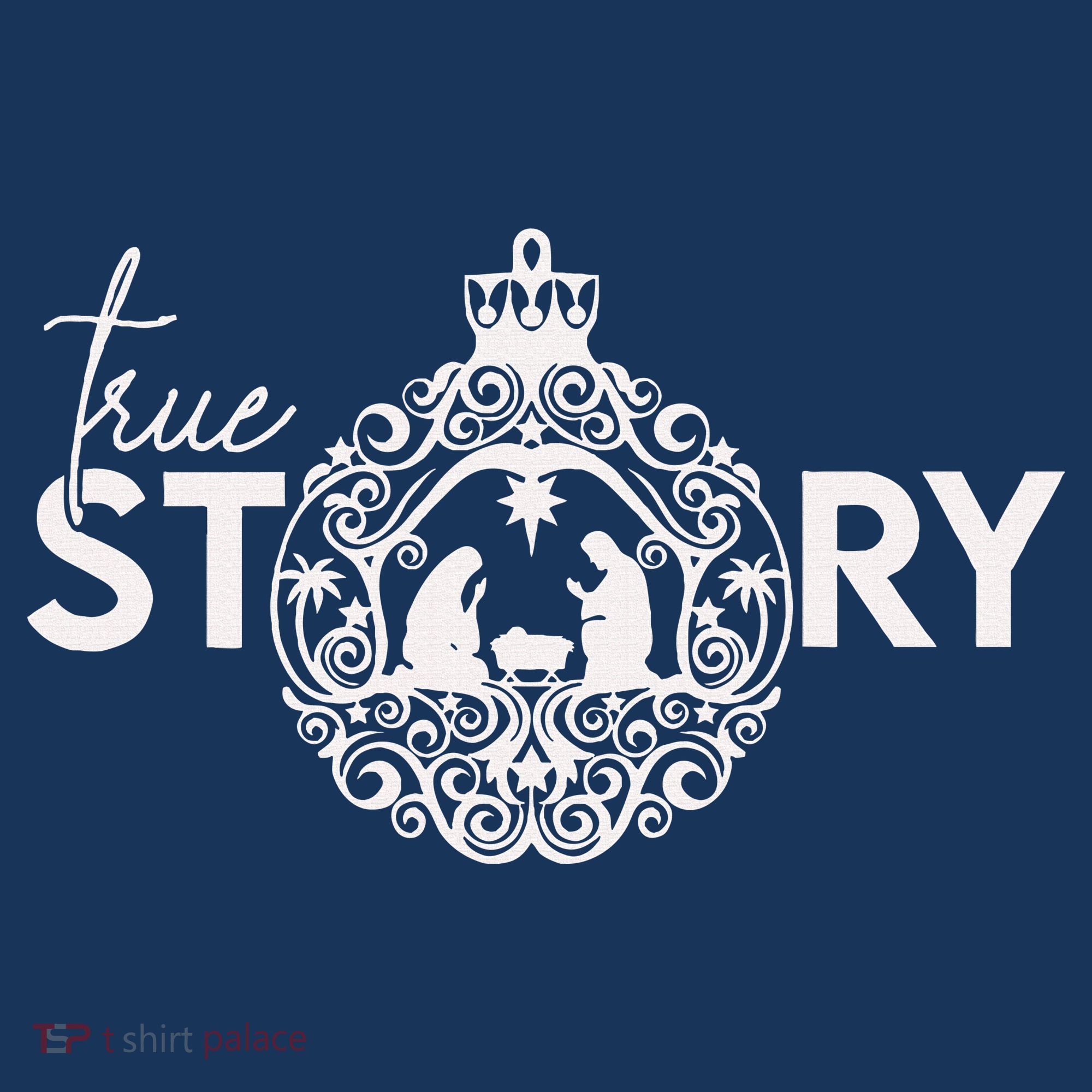 True Story Christmas Nativity Jesus Christian Christmas Women's Hoodie