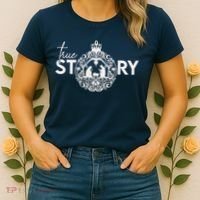 True Story Christmas Nativity Jesus Christian Christmas Women's T-Shirt thumb 2