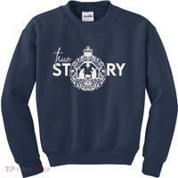True Story Christmas Nativity Jesus Christian Christmas Kids Sweatshirt thumb 0