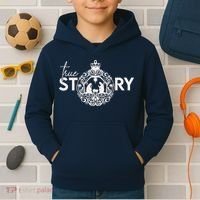 True Story Christmas Nativity Jesus Christian Christmas Kids Hoodie thumb 2