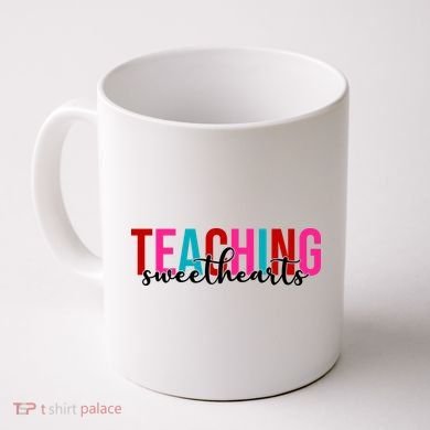 Teaching Sweethearts Colorful Teacher Coffee Mug