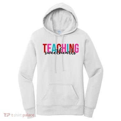 Teaching Sweethearts Colorful Teacher Women's Hoodie