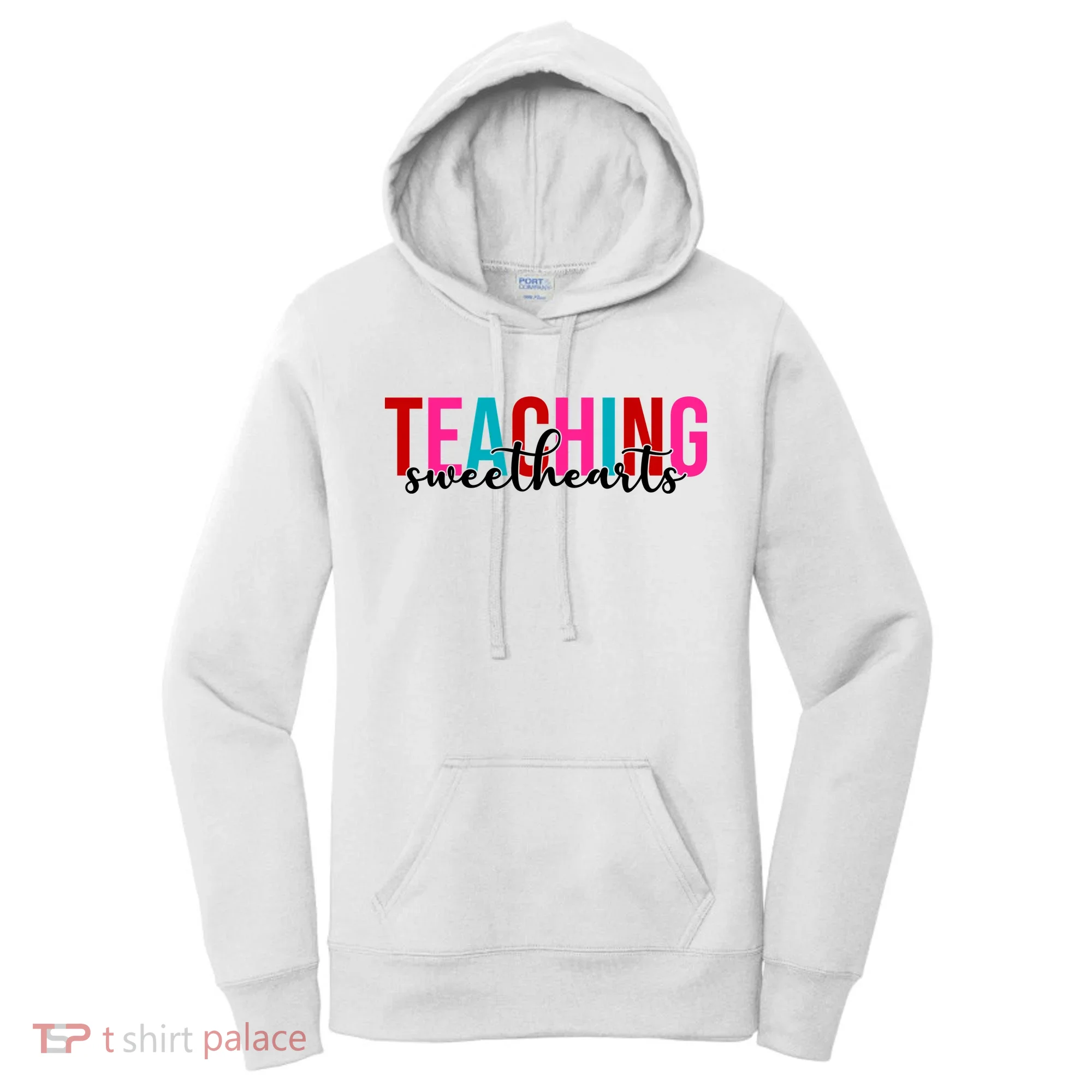 Teaching Sweethearts Colorful Teacher Women's Hoodie