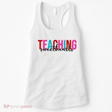 Teaching Sweethearts Colorful Teacher Women's Tank Top
