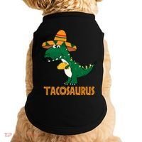 Taco Saurus Cinco De Mayo Dinosaur Doggie Tank thumb 0