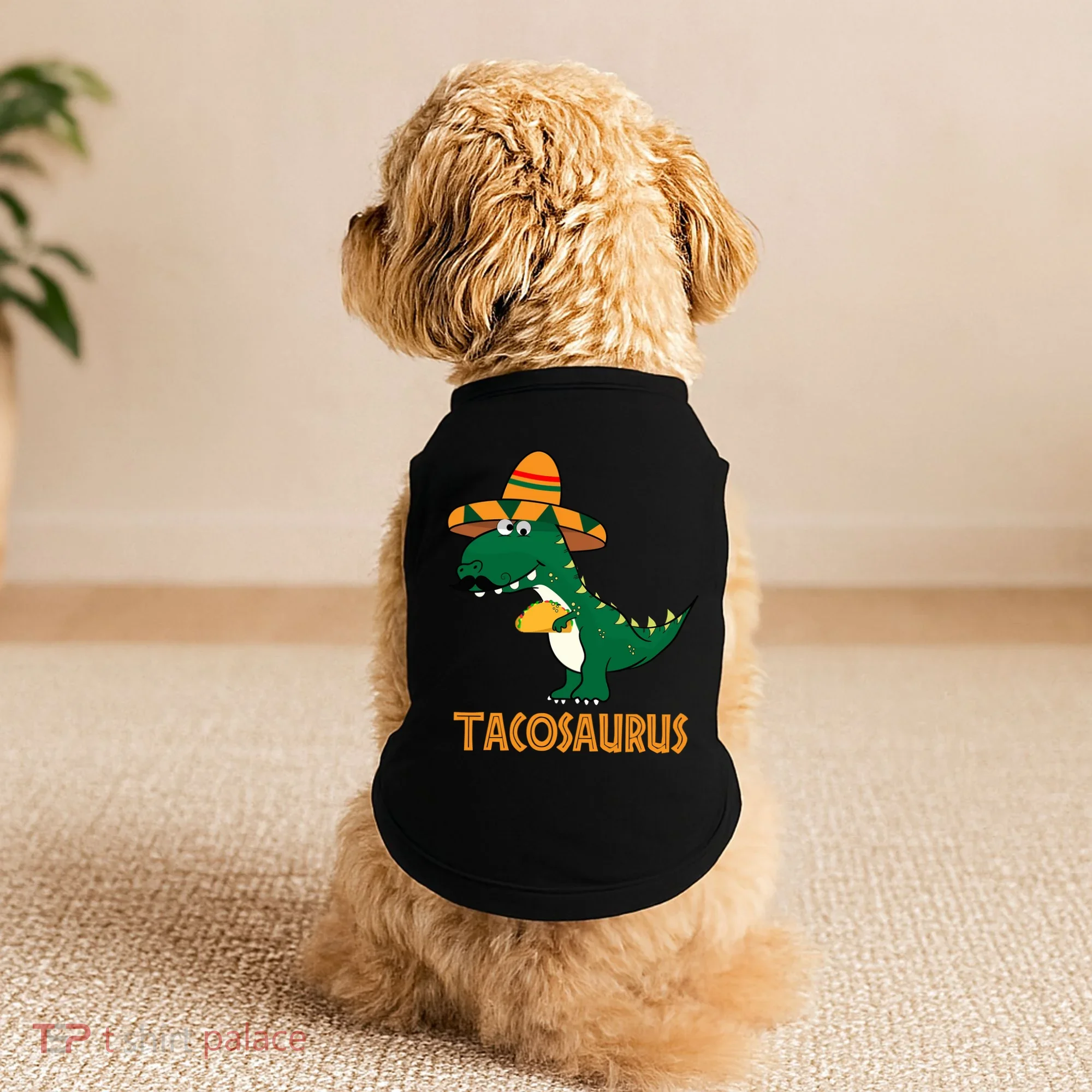 Taco Saurus Cinco De Mayo Dinosaur Doggie Tank