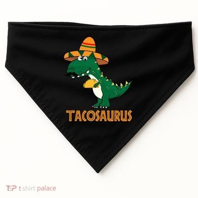 Taco Saurus Cinco De Mayo Dinosaur USA-Made Doggie Bandana