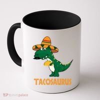 Taco Saurus Cinco De Mayo Dinosaur Coffee Mug thumb 0