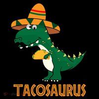 Taco Saurus Cinco De Mayo Dinosaur Women's Hoodie thumb 2