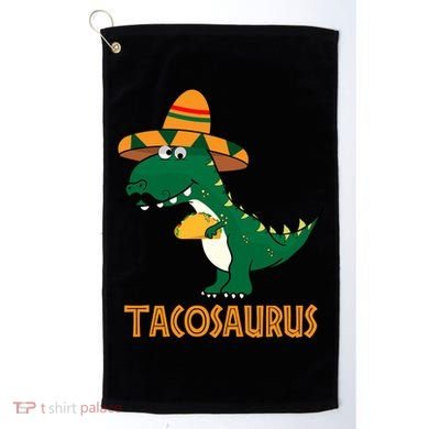 Taco Saurus Cinco De Mayo Dinosaur Golf Towel