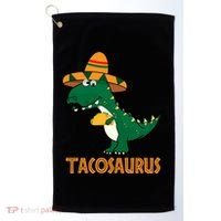 Taco Saurus Cinco De Mayo Dinosaur Golf Towel thumb 0