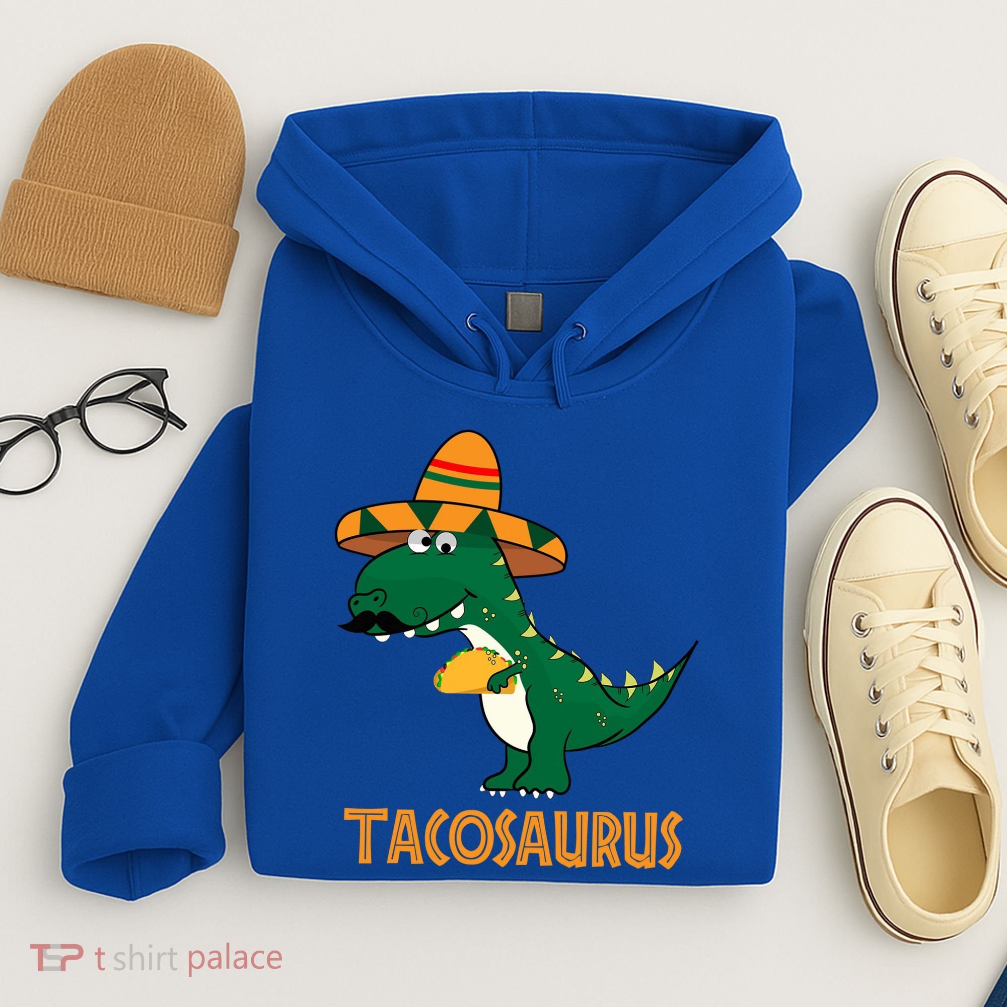 Taco Saurus Cinco De Mayo Dinosaur Hoodie