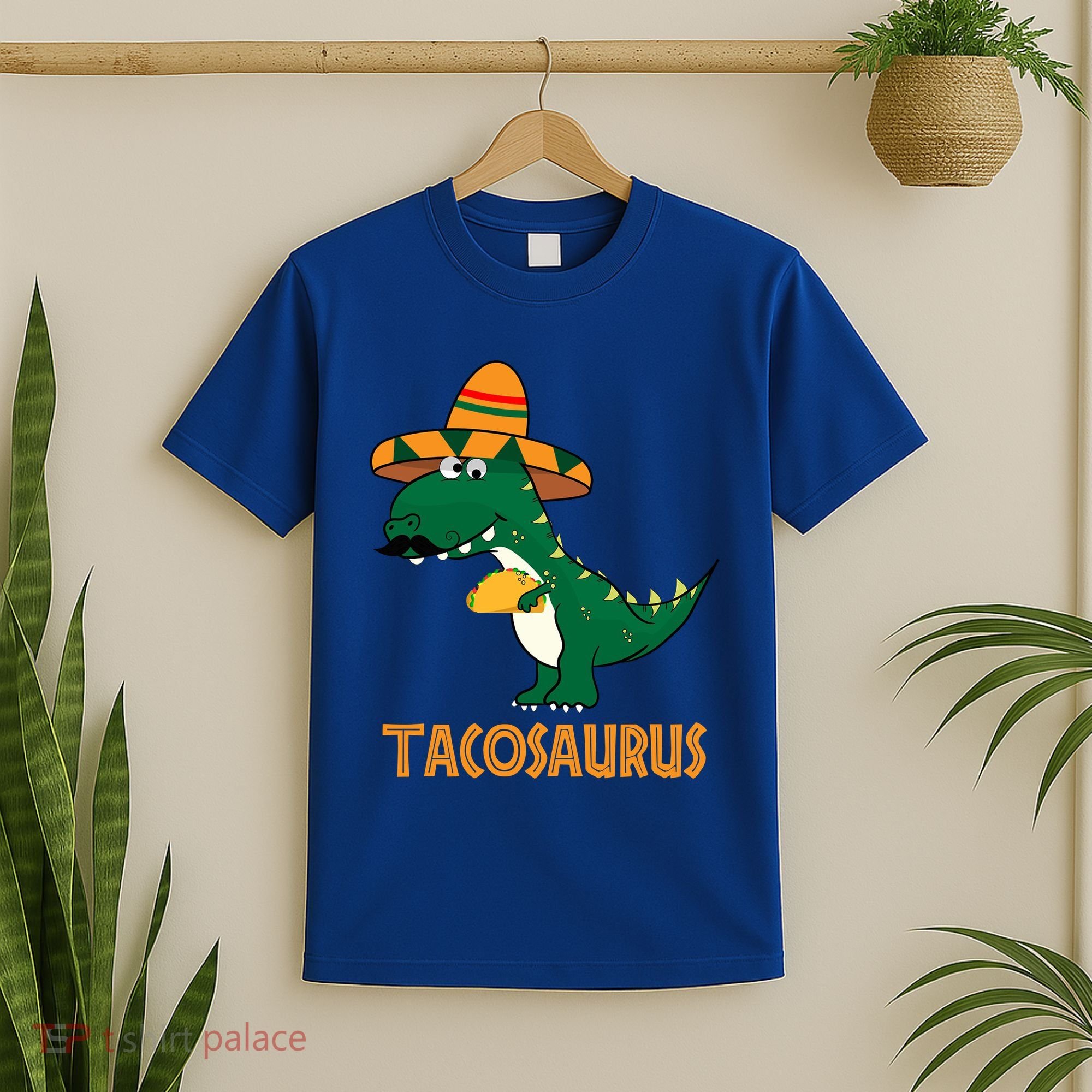 Taco Saurus Cinco De Mayo Dinosaur T-Shirt