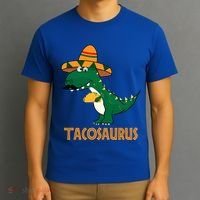Taco Saurus Cinco De Mayo Dinosaur T-Shirt thumb 3
