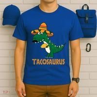 Taco Saurus Cinco De Mayo Dinosaur T-Shirt thumb 6