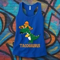 Taco Saurus Cinco De Mayo Dinosaur Women's Tank Top thumb 3