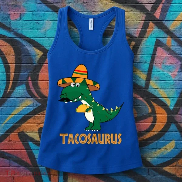 Taco Saurus Cinco De Mayo Dinosaur Women's Tank Top