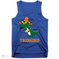 Taco Saurus Cinco De Mayo Dinosaur Tank Top thumb 0