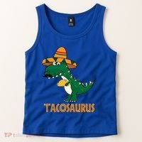 Taco Saurus Cinco De Mayo Dinosaur Tank Top thumb 2