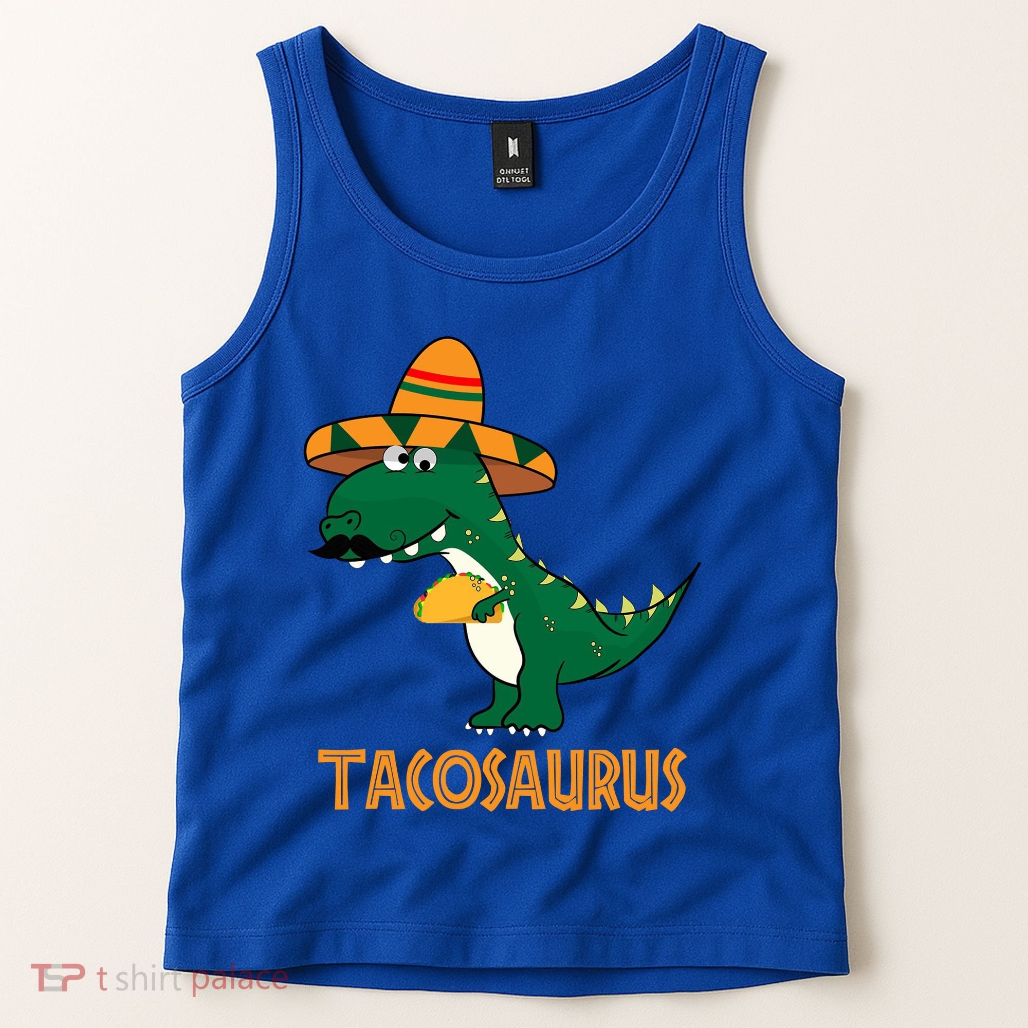 Taco Saurus Cinco De Mayo Dinosaur Tank Top