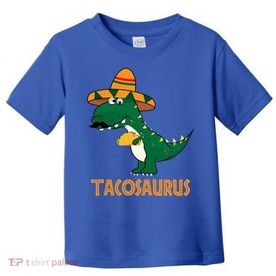 Taco Saurus Cinco De Mayo Dinosaur Toddler T-Shirt