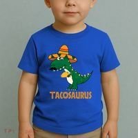 Taco Saurus Cinco De Mayo Dinosaur Toddler T-Shirt thumb 2