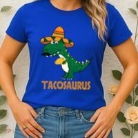 Taco Saurus Cinco De Mayo Dinosaur Women's T-Shirt thumb 2