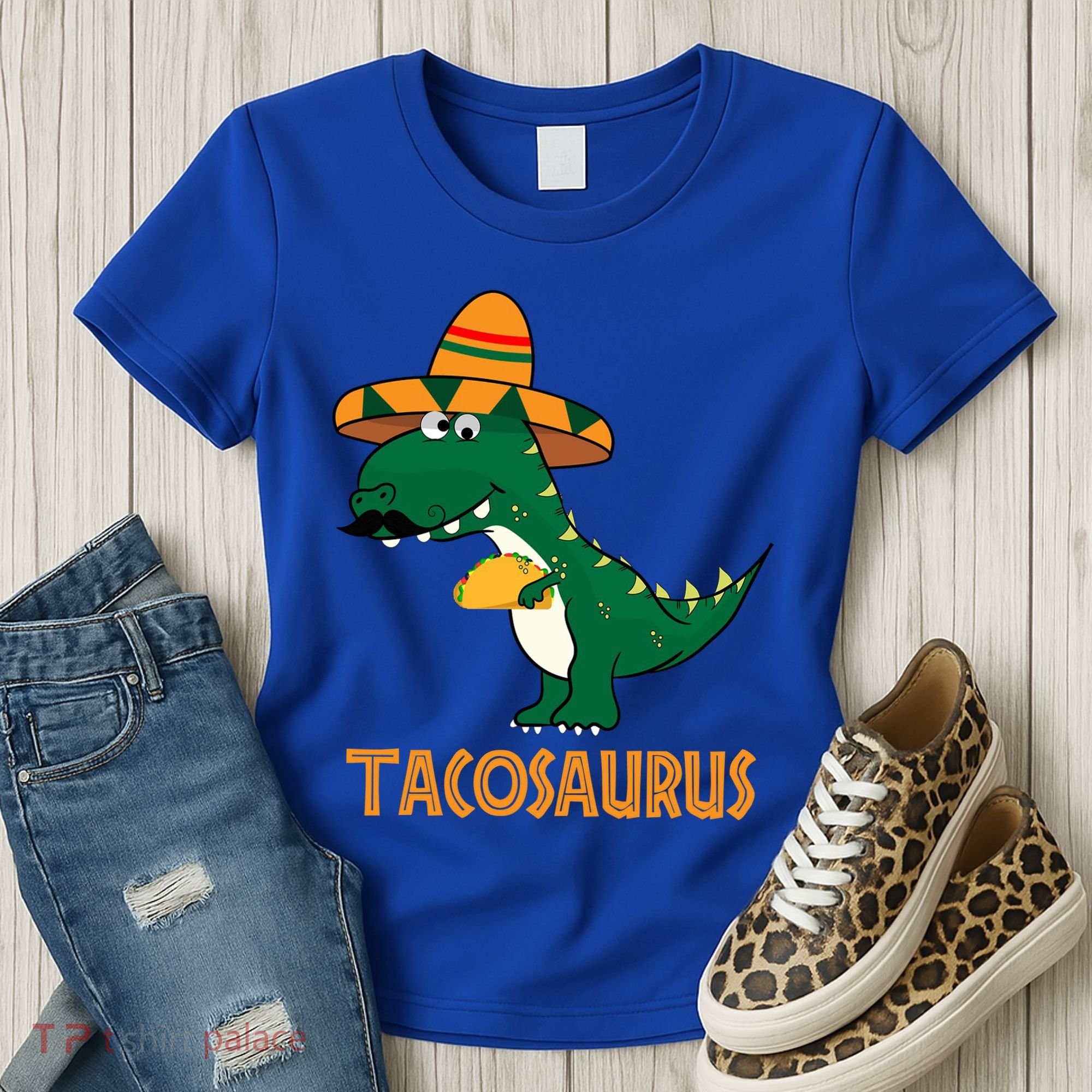 Taco Saurus Cinco De Mayo Dinosaur Women's T-Shirt