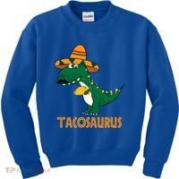 Taco Saurus Cinco De Mayo Dinosaur Kids Sweatshirt thumb 0