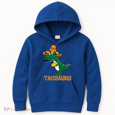 Taco Saurus Cinco De Mayo Dinosaur Kids Hoodie