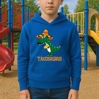 Taco Saurus Cinco De Mayo Dinosaur Kids Hoodie thumb 2