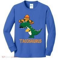 Taco Saurus Cinco De Mayo Dinosaur Kids Long Sleeve Shirt thumb 0