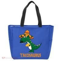 Taco Saurus Cinco De Mayo Dinosaur Tote Bag thumb 0