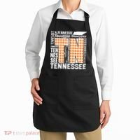 Tennessee State College Sports Fan Word Text Art Apron thumb 2