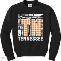 Tennessee State College Sports Fan Word Text Art Kids Sweatshirt thumb 0