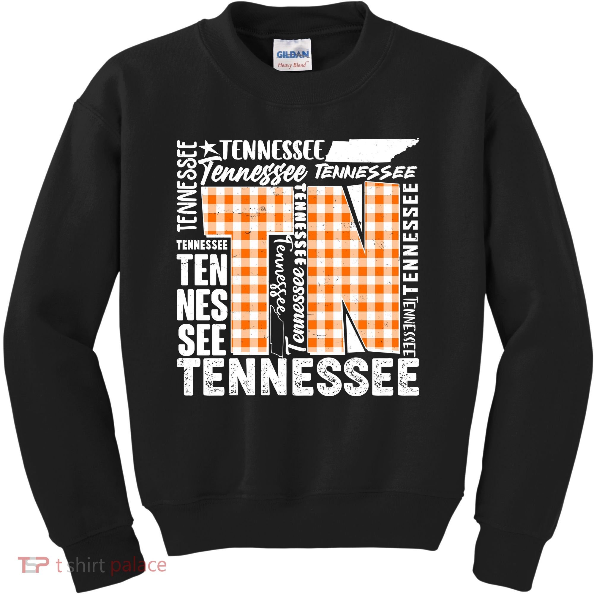 Tennessee State College Sports Fan Word Text Art Kids Sweatshirt