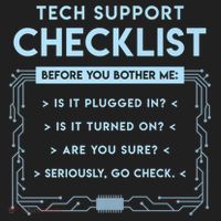 Tech Support Checklist Funny Computer Geek Sysadmin Gift Women's Sweatshirt thumb 2