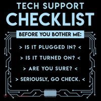 Tech Support Checklist Funny Computer Geek Sysadmin Gift Doggie Tank thumb 4