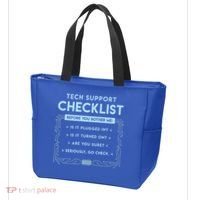 Tech Support Checklist Funny Computer Geek Sysadmin Gift Tote Bag thumb 3