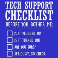 Tech Support Checklist Funny Computer Geek Sysadmin Gift Baby Bodysuit thumb 2