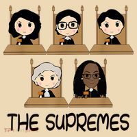The Supremes Court USA Ketanji Brown Jackson RBG Cute Women's Tank Top thumb 2