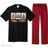 True Story Christian Christmas Jesus Birthday Pajama Set thumb 0