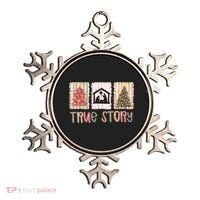 True Story Christian Christmas Jesus Birthday Ornament thumb 0