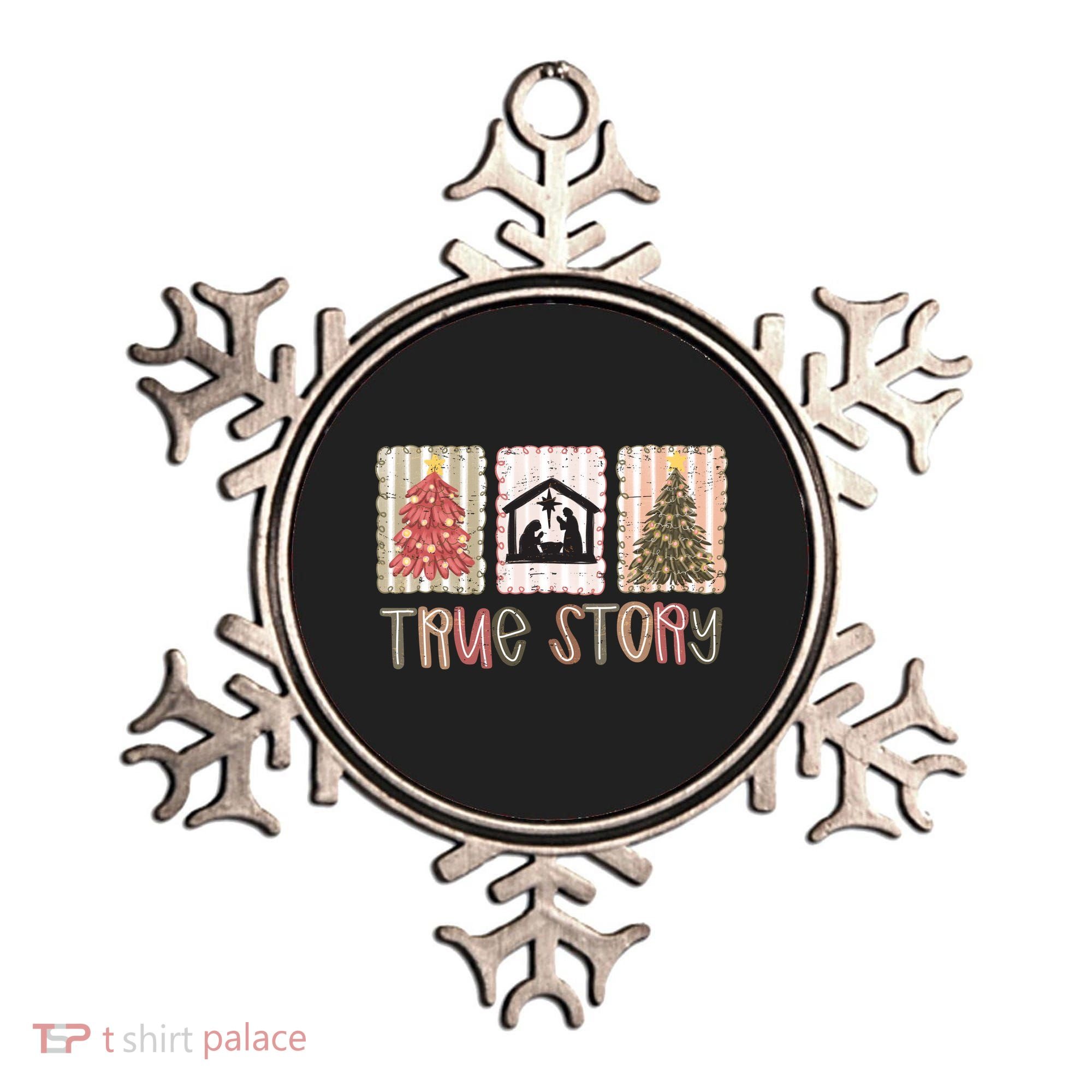 True Story Christian Christmas Jesus Birthday Ornament