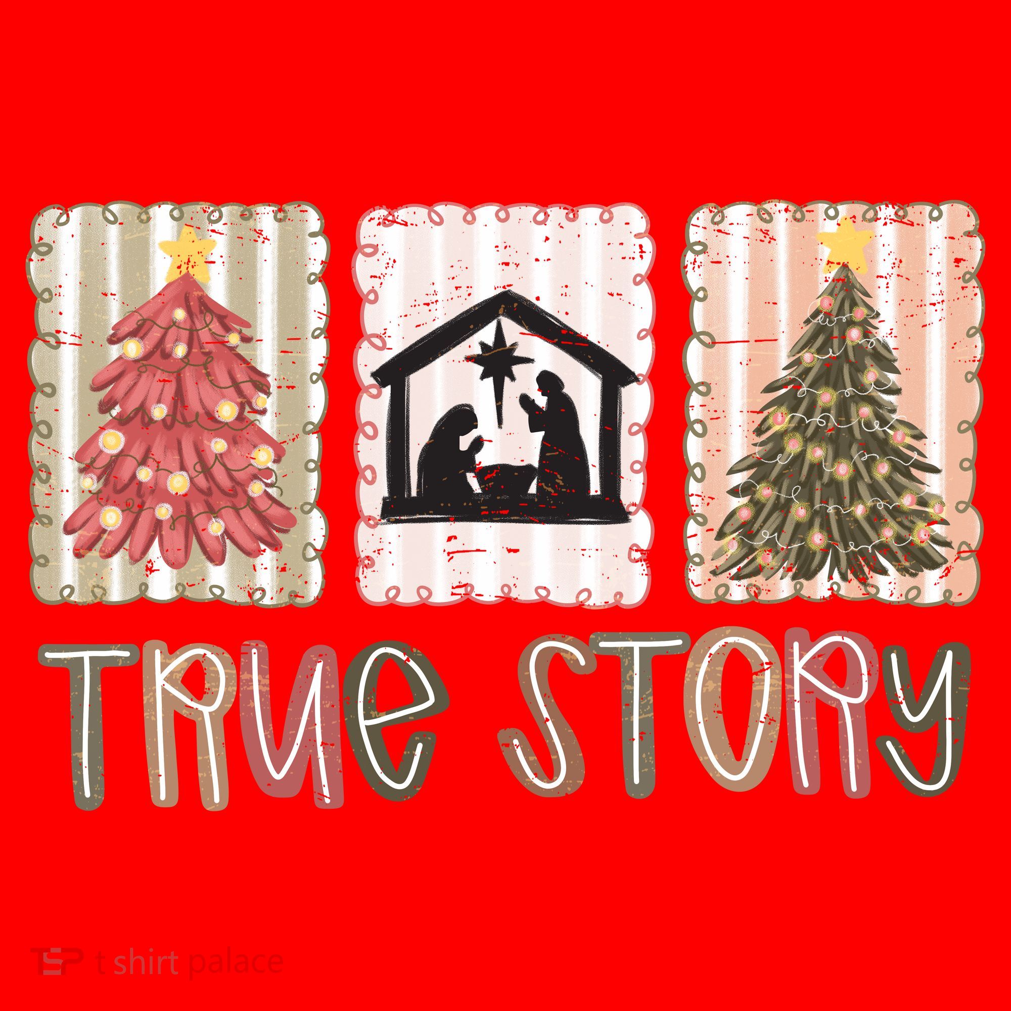 True Story Christian Christmas Jesus Birthday Santa Hat