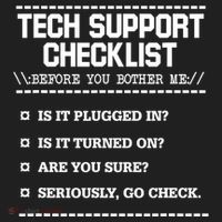 Tech Support Checklist Funny Computer Geek Sysadmin Gift Women's Sweatshirt thumb 2