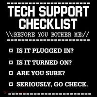 Tech Support Checklist Funny Computer Geek Sysadmin Gift Doggie Tank thumb 4