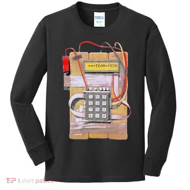 Team Sesh Csgo Bomb Kids Long Sleeve Shirt