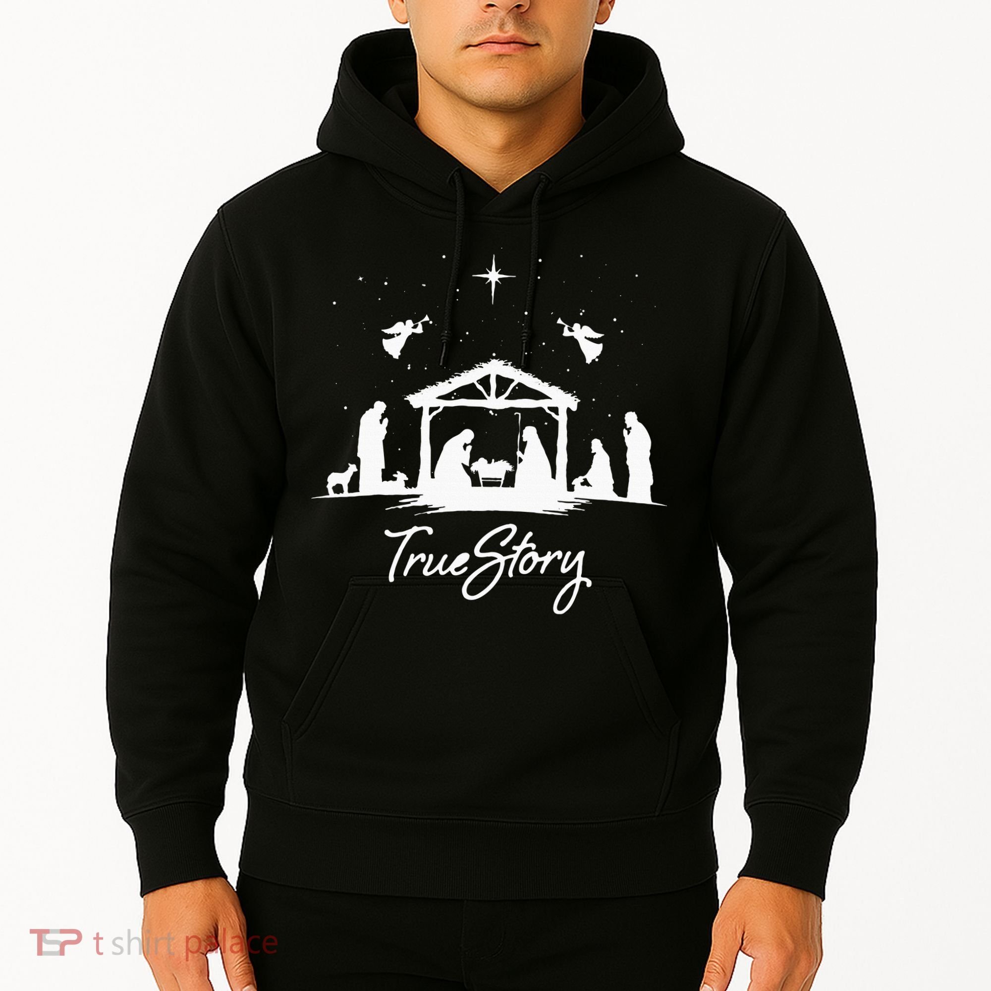 True Story Christmas Nativity Jesus Christian Hoodie