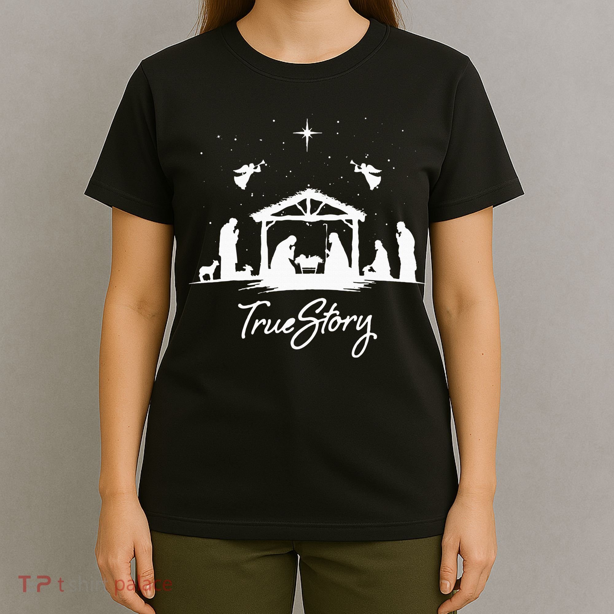 True Story Christmas Nativity Jesus Christian T-Shirt